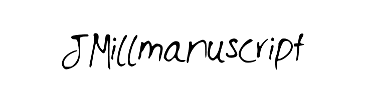 JMillmanuscript  Free Fonts Download