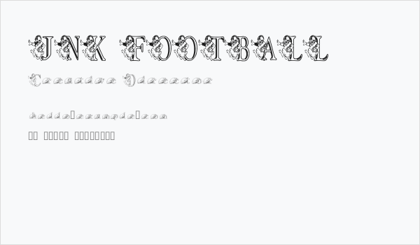 JNK FOOTBALL Business Card