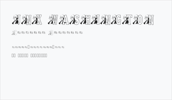 JNK WASHINGTON Business Card