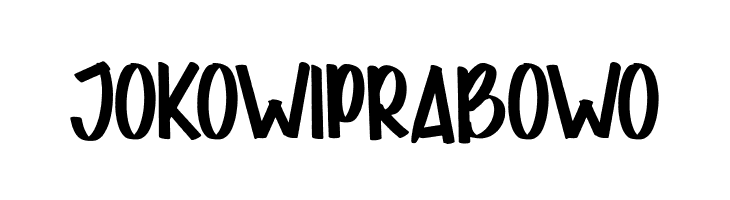 JOKOWI PRABOWO  Frei Schriftart Herunterladen