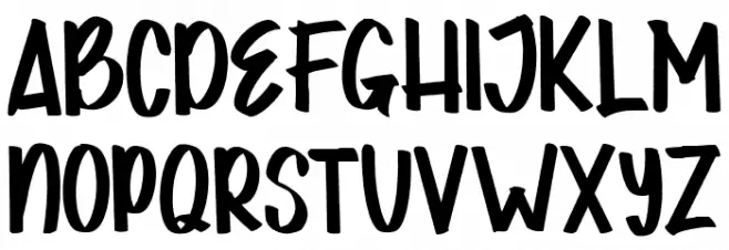 JOKOWI PRABOWO Font LOWERCASE