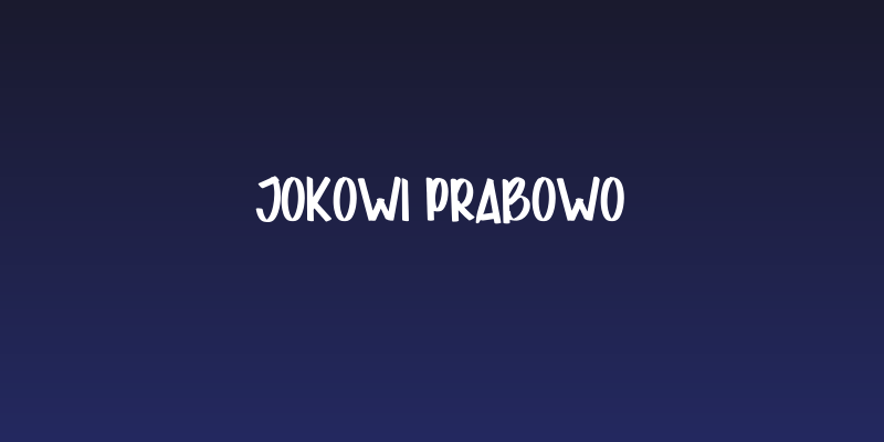JOKOWI PRABOWO Social Header