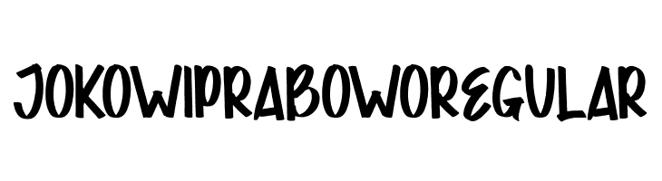 JOKOWIPRABOWORegular Font - FFonts.net