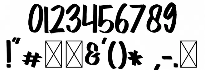 JOKOWIPRABOWORegular Font OTHER CHARS