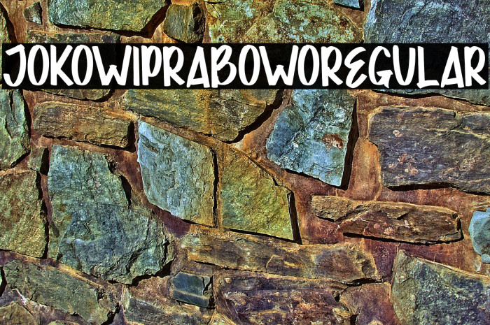 JOKOWIPRABOWORegular Example 3