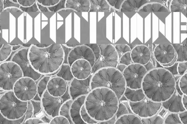 JOPPATOWNE Font examples