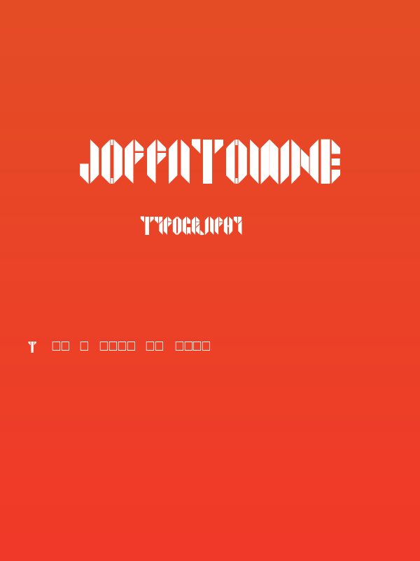 JOPPATOWNE Poster