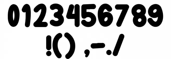 JOYFUNS Font Alte caractere