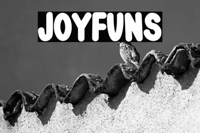 JOYFUNS Font examples