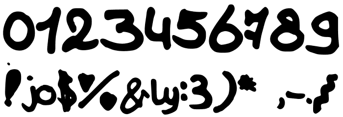 JOfont フォント その他の文字