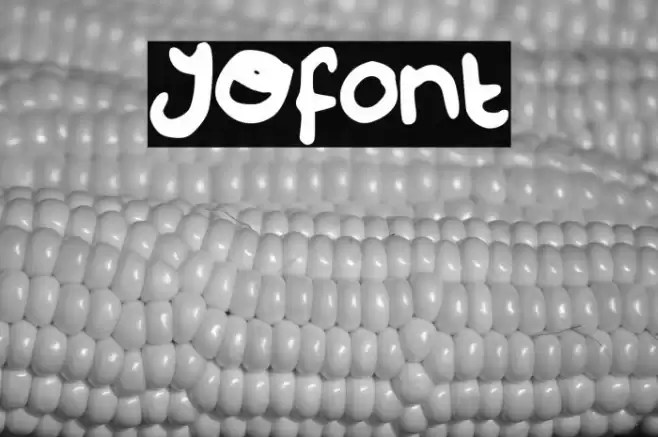 JOfont Caratteri examples