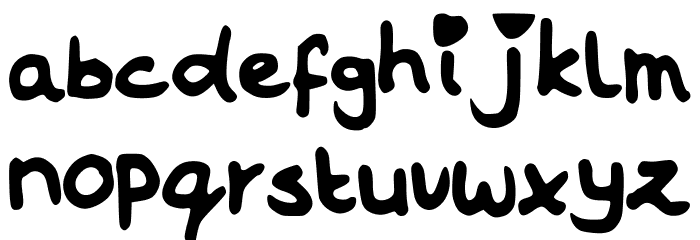 JOfont フォント 小文字
