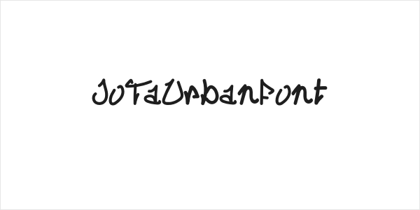 JoTaUrbanFont Logo