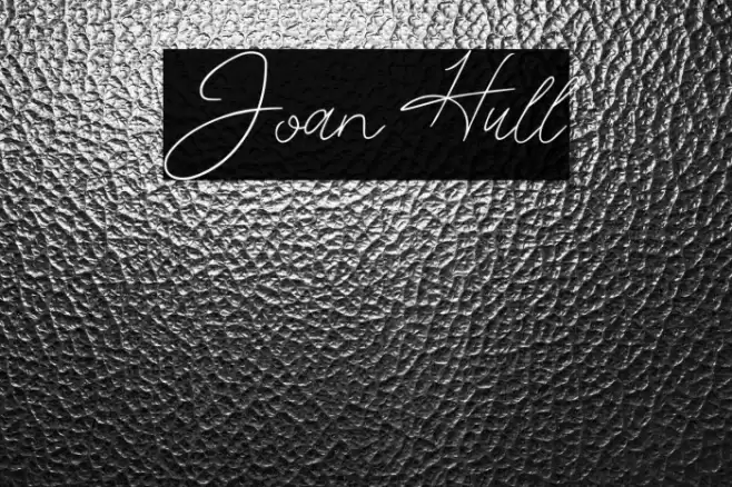 Joan Hull फ़ॉन्ट examples