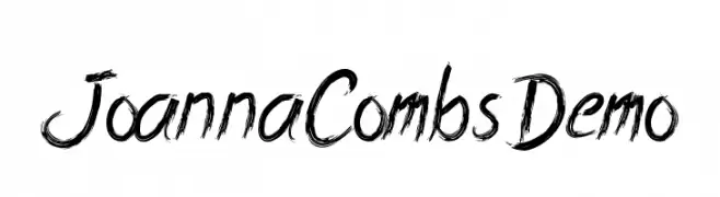 Joanna Combs Demo  Frei Schriftart Herunterladen