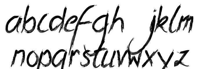 Joanna Combs Demo Font LOWERCASE