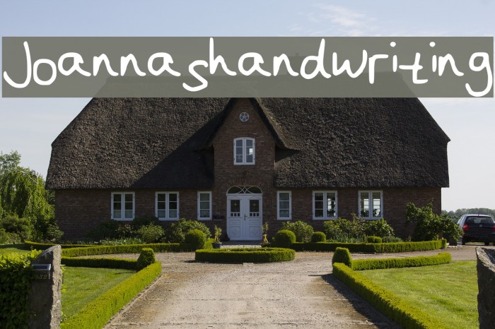 Joanna__s_handwriting Font examples
