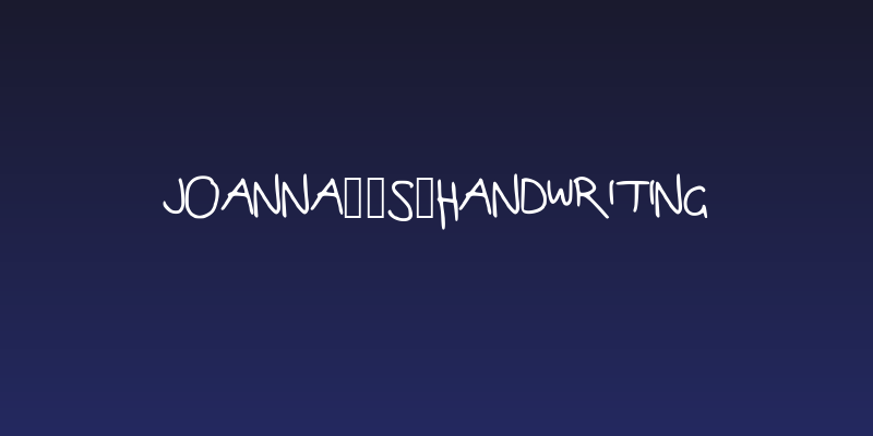 Joanna__s_handwriting Social Header