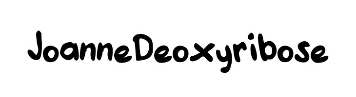 JoanneDeoxyribose Font