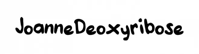 JoanneDeoxyribose  font caratteri gratis