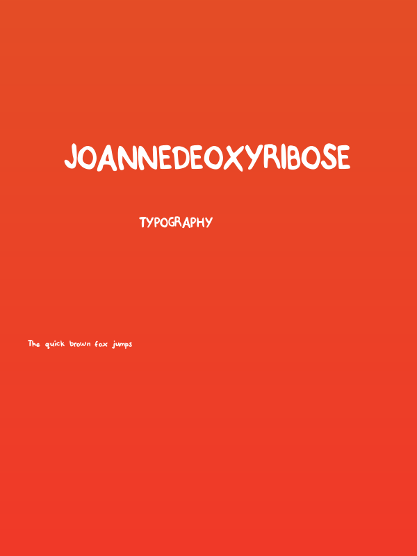 JoanneDeoxyribose Poster