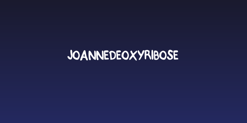 JoanneDeoxyribose Social Header