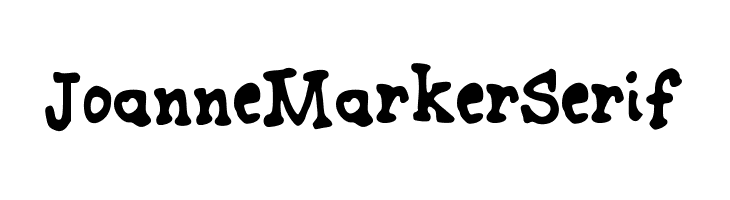 JoanneMarkerSerif फ़ॉन्ट
