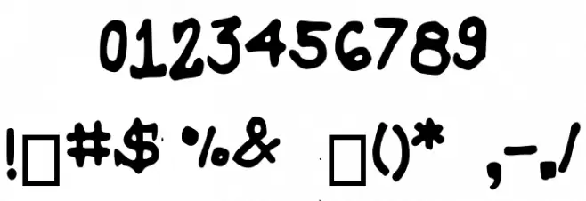 JoanneMarkerSerif Font OTHER CHARS