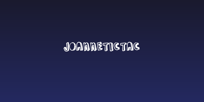 JoanneTicTac Social Header