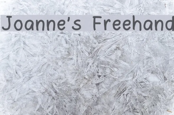 Joanne's Freehand Example 1