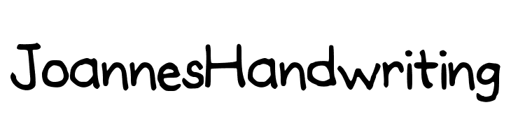 JoannesHandwriting Font
