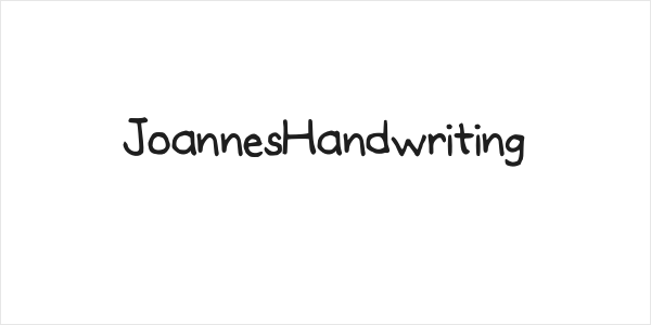 JoannesHandwriting Logo