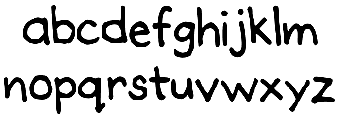 JoannesHandwriting Font LOWERCASE