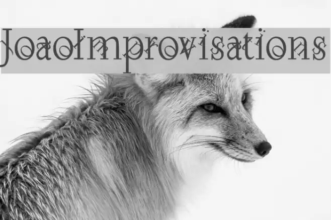 JoaoImprovisations Font examples