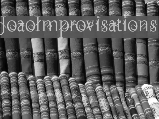 JoaoImprovisations Font examples