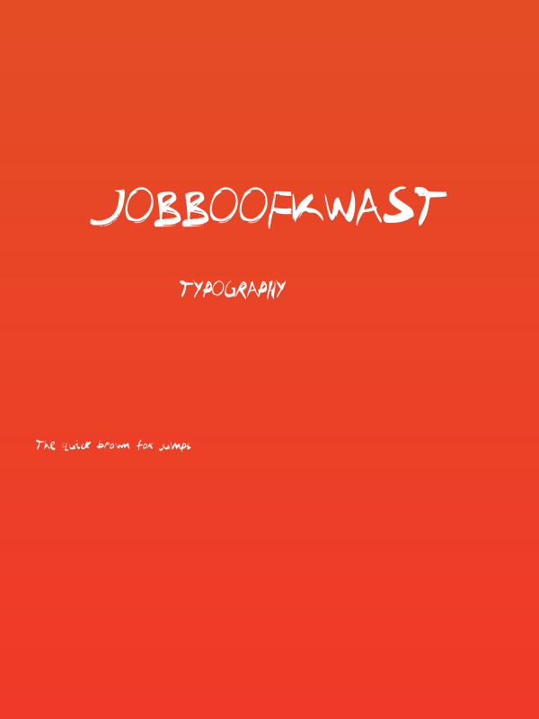 JobBoofKwast Poster
