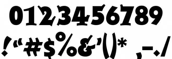 Jobbernole Font OTHER CHARS