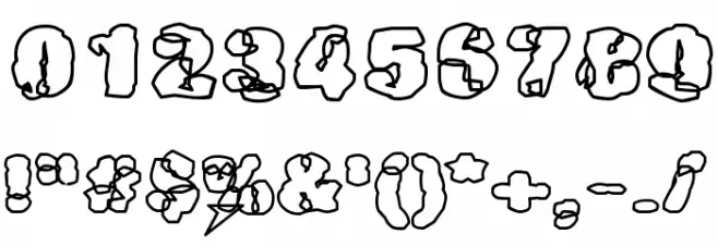 Joblot Font OTHER CHARS