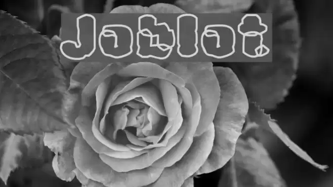 Joblot Font examples