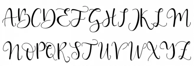 Jocellyne Шрифта ВЕРХНИЙ