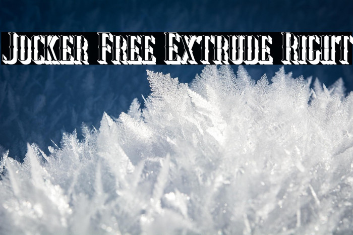 Jocker Free Extrude Right Example 2