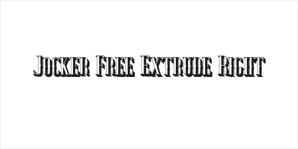 Jocker Free Extrude Right Logo