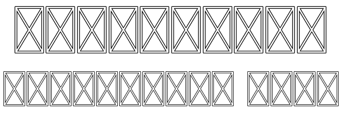 JockerFree-Outline Font OTHER CHARS