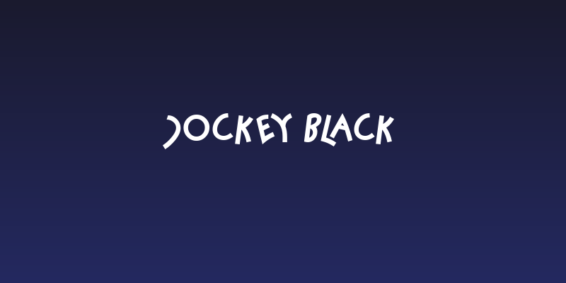 Jockey Black Social Header