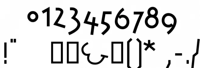 Jockey Bold Font OTHER CHARS