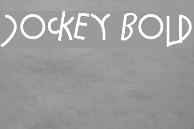 Jockey Bold Font examples