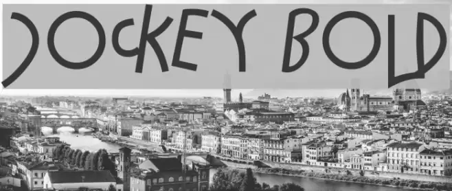 Jockey Bold Font examples