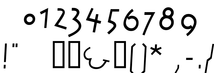 Jockey Oblique Font OTHER CHARS
