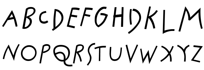 Jockey Oblique Font LOWERCASE