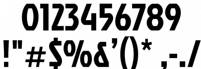 Jockey-Regular Font OTHER CHARS